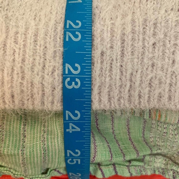 NWT Ally Mae Sweater Set Womens M Lavender Fuzzy Knit 2PC Tank‎ & Cardigan - Picture 15 of 15